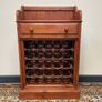 WAS 230 now 180 ! Solid Pine Wine Rack with Upper Gallery Image 2