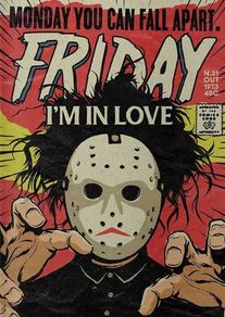 The Cure - Friday I'm in Love - Rare Mini Print/Poster