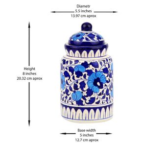 Handmade and Hand Painted Ceramic Jar | Warehouse Clearance | Massive Discount | Bargain price