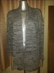 M&S Grey Blazer/Cardigan size UK12 EUR40 Perfect condition Postage included
