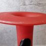 Rare Franz Caffrey Art Nouvau Tall Abstract Glass Vase Red Black Snake Irish 9" Image 6