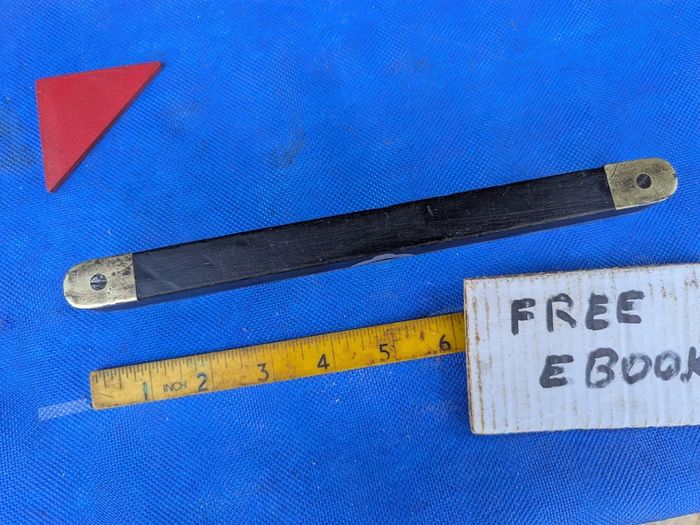 Ebony & Brass Spirit Level