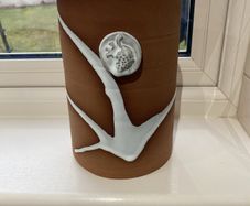 STEPHEN PEARCE pottery wine cooler/ vase