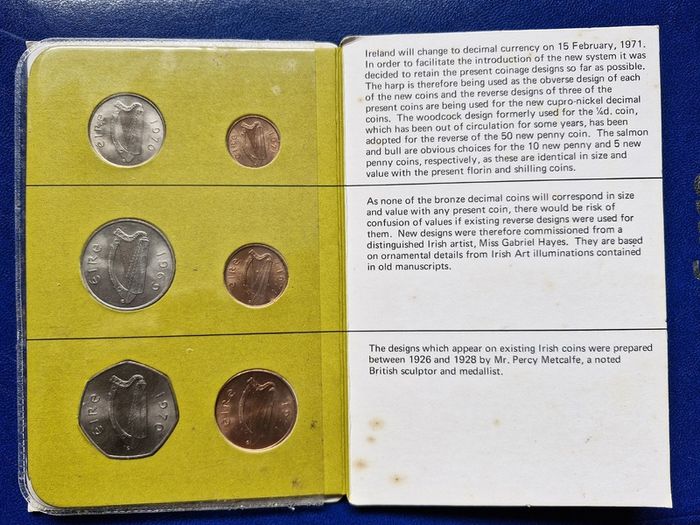 Ireland's Decimal Coins Unc Set