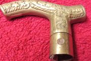 Vintage Brass Walking Stick Handle