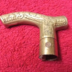 Vintage Brass Walking Stick Handle