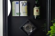gift 3D money frame art decor