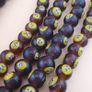 Vintage Middle Eastern Old Face Glass Beads Necklace Image 10