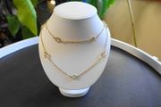 Vintage Sterling Silver 925 Gold Plated Women's Necklace