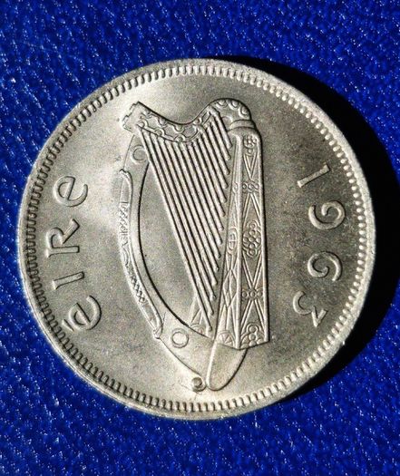 Ireland 1963 Florin (2s) Unc Coin
