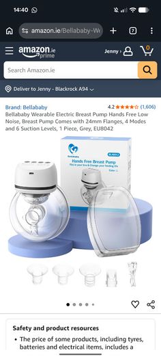 Bellababy electric portable breast pump