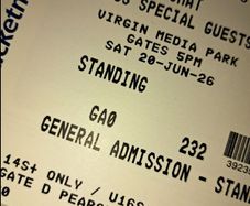 Two standing Cmat tickets Cork