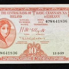 Ireland | 1959 | 10 Shillings | P.56d | 67 N 641836