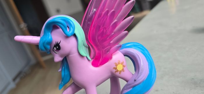 Large 5 inch Princess Celestia Moulded Vinyl Figure MLP G4 My Little Pony 2010