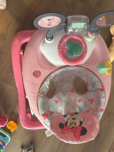 baby walker pink Minnie Mouse