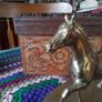 Large Brass Horse Ornament Image 3