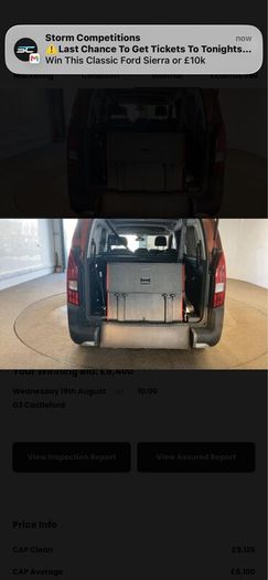 Peugeot Rifter taxi spec WAV, 6 seater LWB