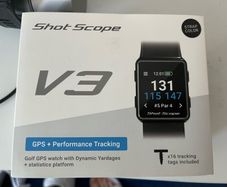 shotscope v3 range finder watch with tags