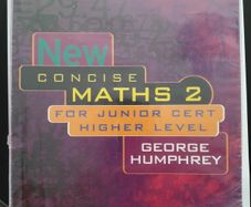 Secondary school book -NEW CONCISE MATHS 2 for Junior Cert HIGHER LEVEL