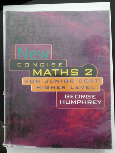 Secondary school book -NEW CONCISE MATHS 2 for Junior Cert HIGHER LEVEL