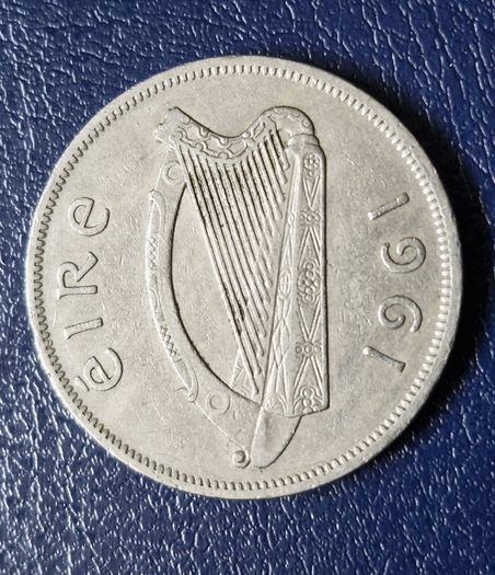 Ireland 1961 Mule Half Crown