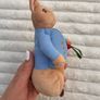 The World Of Beatrix Potter Soft Plush Bunny Peter Rabbit with Carrot approx. 15 cm. Used Please see photos Image 7