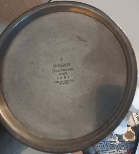 Vintage Sheffield Pewter Mugs/Tankards x 2