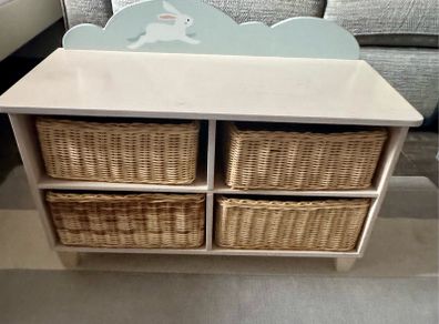 Tenderleaf Bunny Storage Unit for Kids