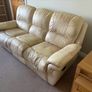 Three Seater Leather Sofa Image 3