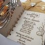 Personalized Wooden Wedding Card, Money Gift Option Available Image 8