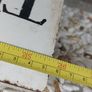 advertising builders sign cork ,hard plastic on plaster board, buyer collects or pays postage thank you Image 6