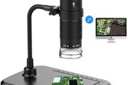 Wireless Digital Microscope Handheld USB HD Inspection Camera 50x-1000x Magnification with Flexible Stand For iPhone iPad PC