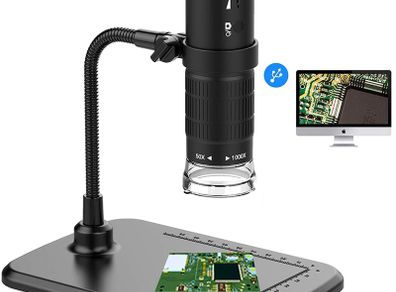 Wireless Digital Microscope Handheld USB HD Inspection Camera 50x-1000x Magnification with Flexible Stand For iPhone iPad PC