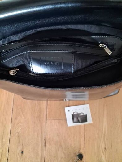 Black High Quality Leather Radley Bag Never Used