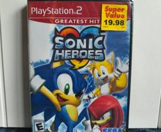 Sealed Sonic Heroes PlayStation 2 Greatest Hits Minted Condition