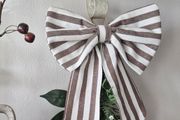 Striped Fabric Bow