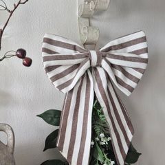 Striped Fabric Bow