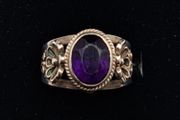 sterling silver amethyst ring