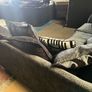 black/grey corner sofa couch Image 2