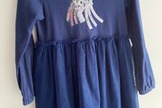 Navy Leigh Willow Rucker dress age 3-4 years