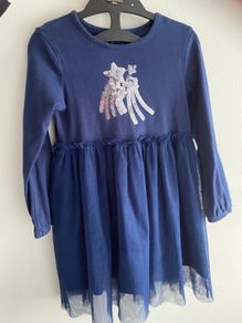 Navy Leigh Willow Rucker dress age 3-4 years