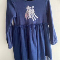 Navy Leigh Willow Rucker dress age 3-4 years