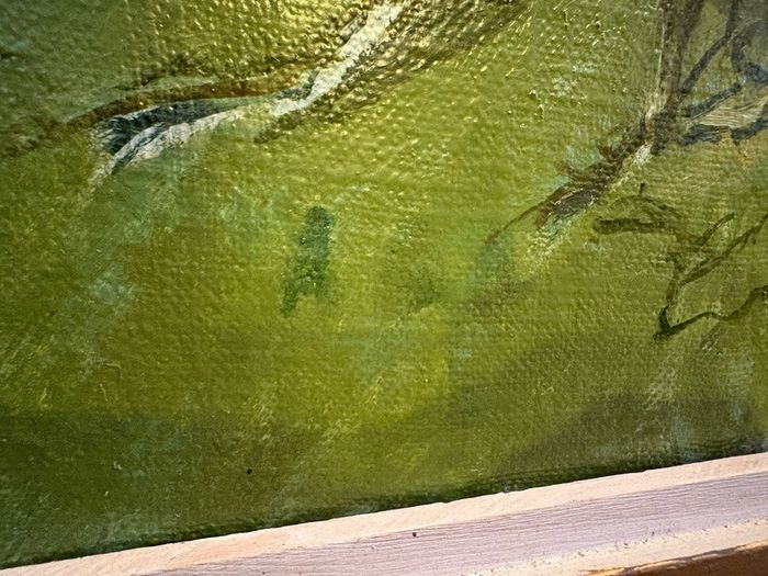 Original oil painting - Albert B Ogden