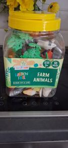 toy animals in box