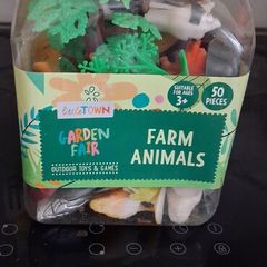 toy animals in box