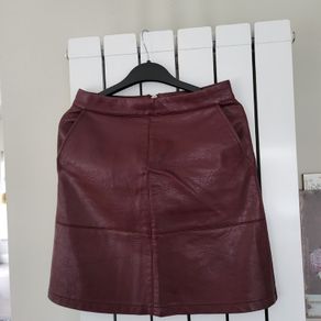 Only brand faux leather skirt