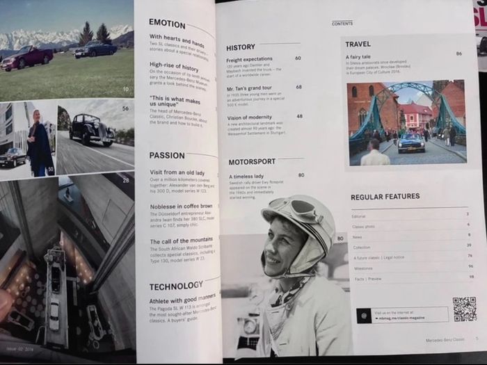 Classic Mercedes Magazines x4