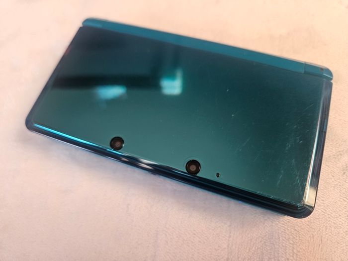 Boxed Nintendo 3DS aqua blue