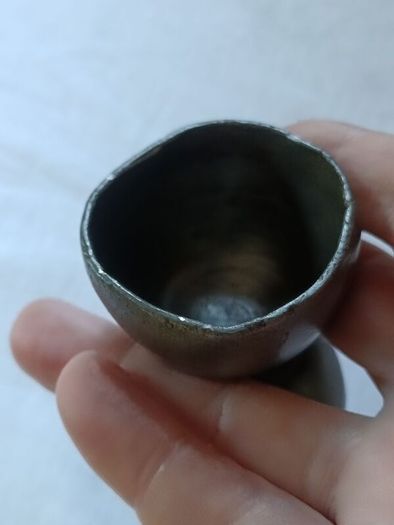 Irish Georgian Double Ended Pewter Drinks Measure