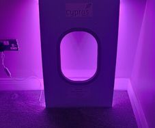 Authentic Airbus A319 Aircraft Window Panel LED lights Cyprus Airways | Reg 5B-DCX